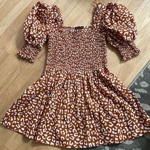 Animal print sundress